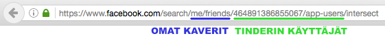 facebook search tinder